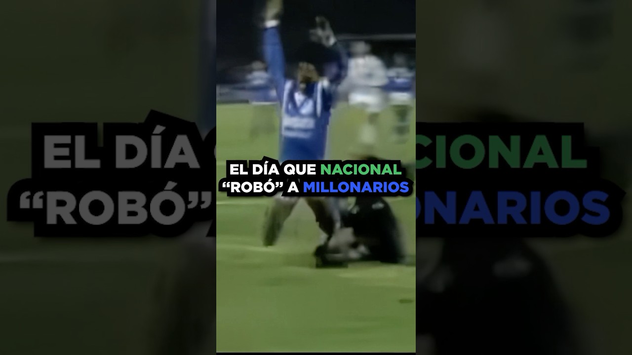 &iquest;Nacional le rob&oacute; la Copa Libertadores a Millonarios?😰🏆❌#futbol #colombia #atleticonacional #millos