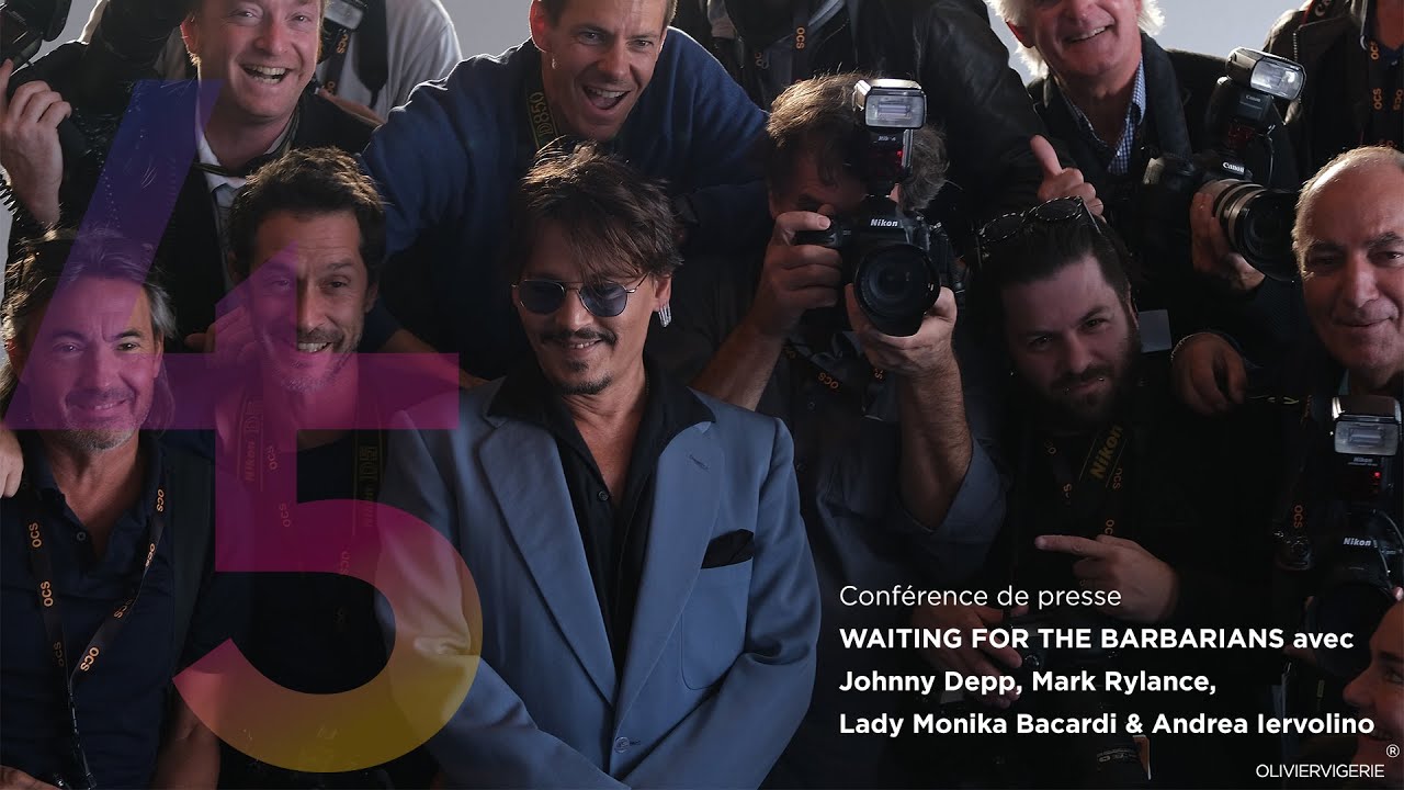 CONFERENCE PRESSE avec Johnny Depp, Mark Rylance, Lady Monika Bacardi & Andrea Iervolino