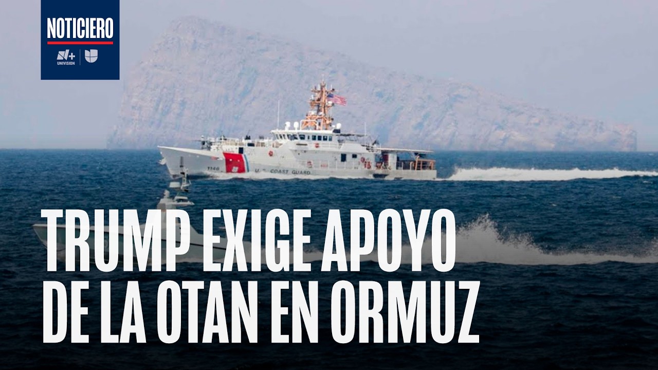 Guerra Irán: Trump exige ayuda a la OTAN para reabrir Estrecho de Ormuz ante la crisis de  energía
