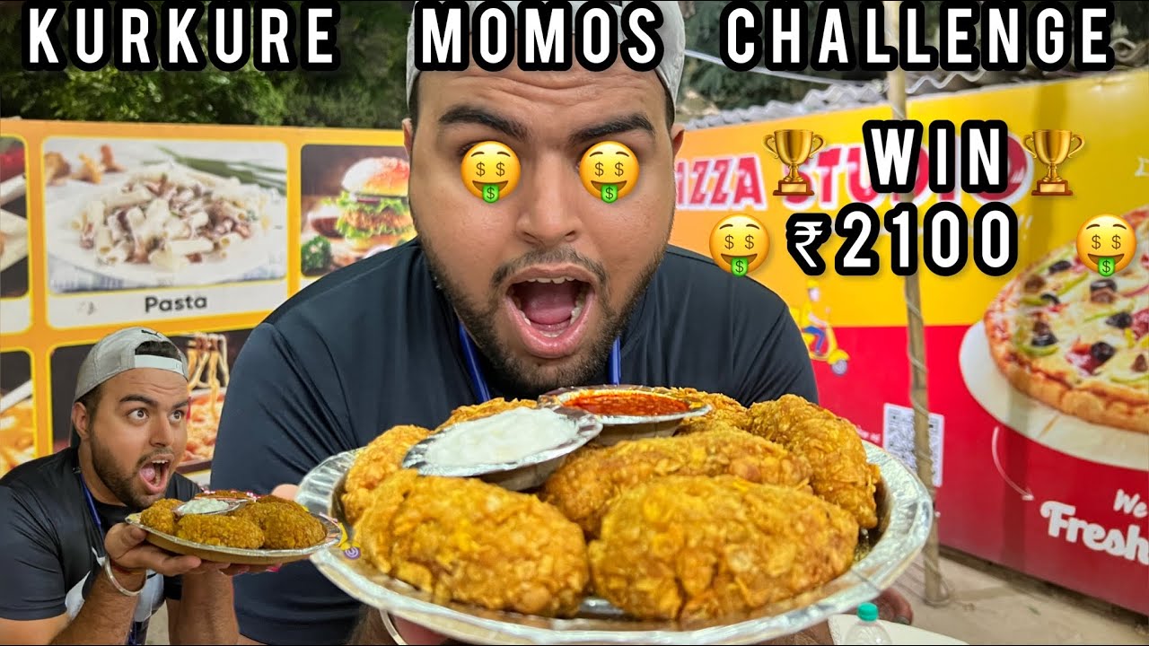 10 Kurkure Momos खाओ और 🤑₹2100🤑 ले जाओ || Momo Eating Challenge || Pizza Studio #challengeaccepted