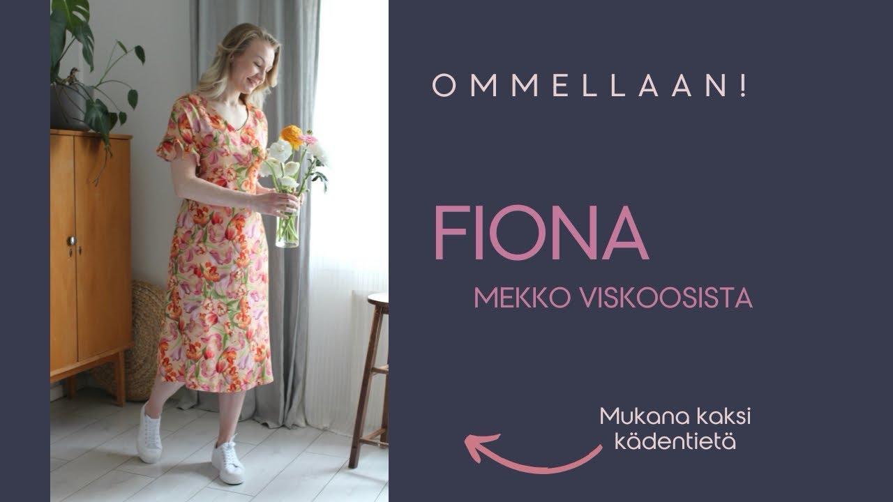 Ommellaan! Fiona -mekko viskoosista