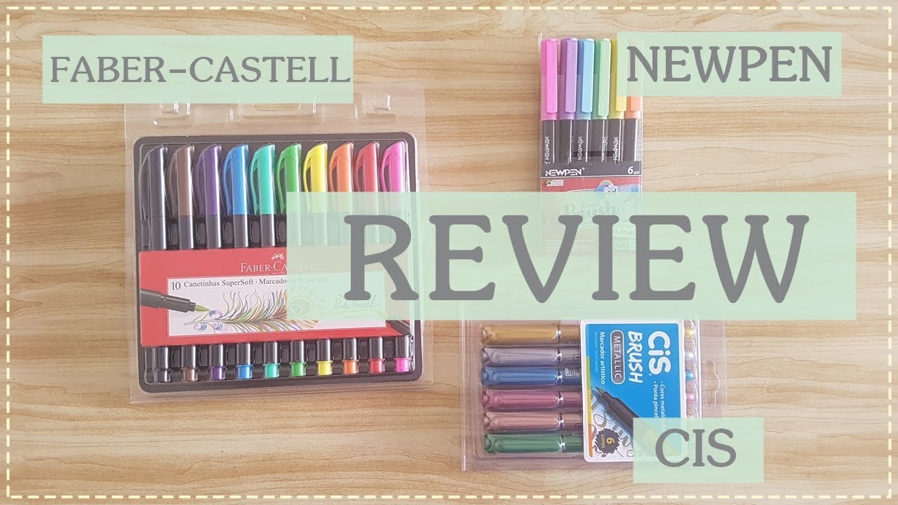 REVIEW - Lançamentos Canetas tipo Brush
