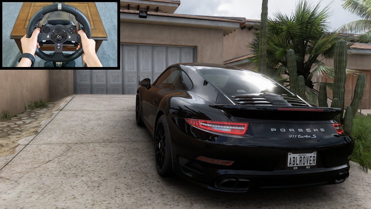 Porsche 911 Turbo s - Forza Horizon 5 (Steering Wheel logitech g920) Gameplay