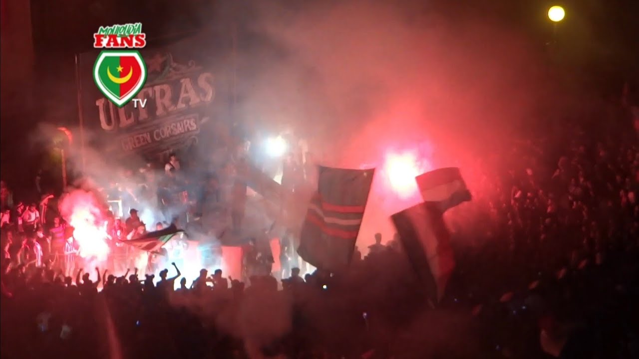 الأجواء التي صنعتها أولتراس الغرين كورسرز في باب الزوار 🟢🏴‍☠️🔴