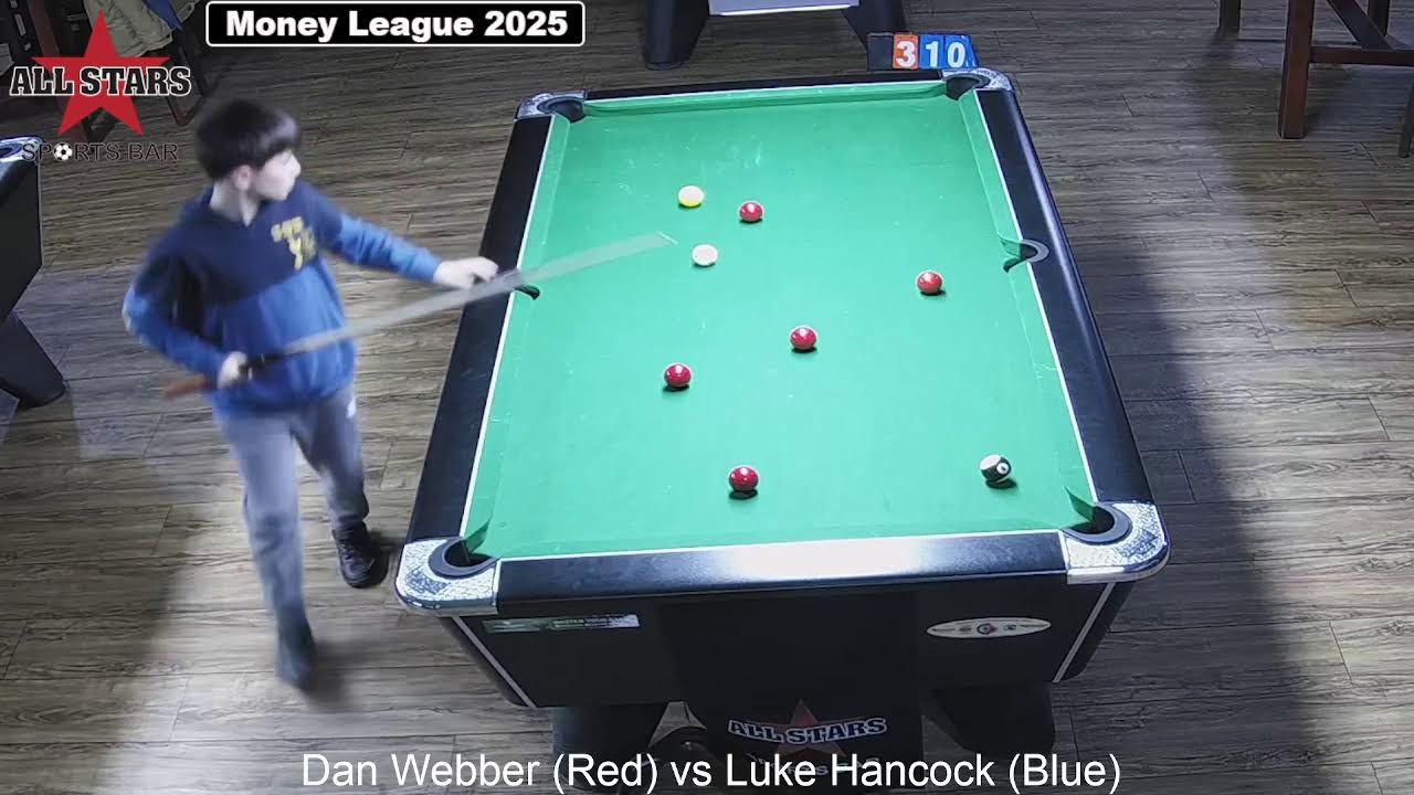 Allstars Weston Money League Dan Webber V Luke Hancock