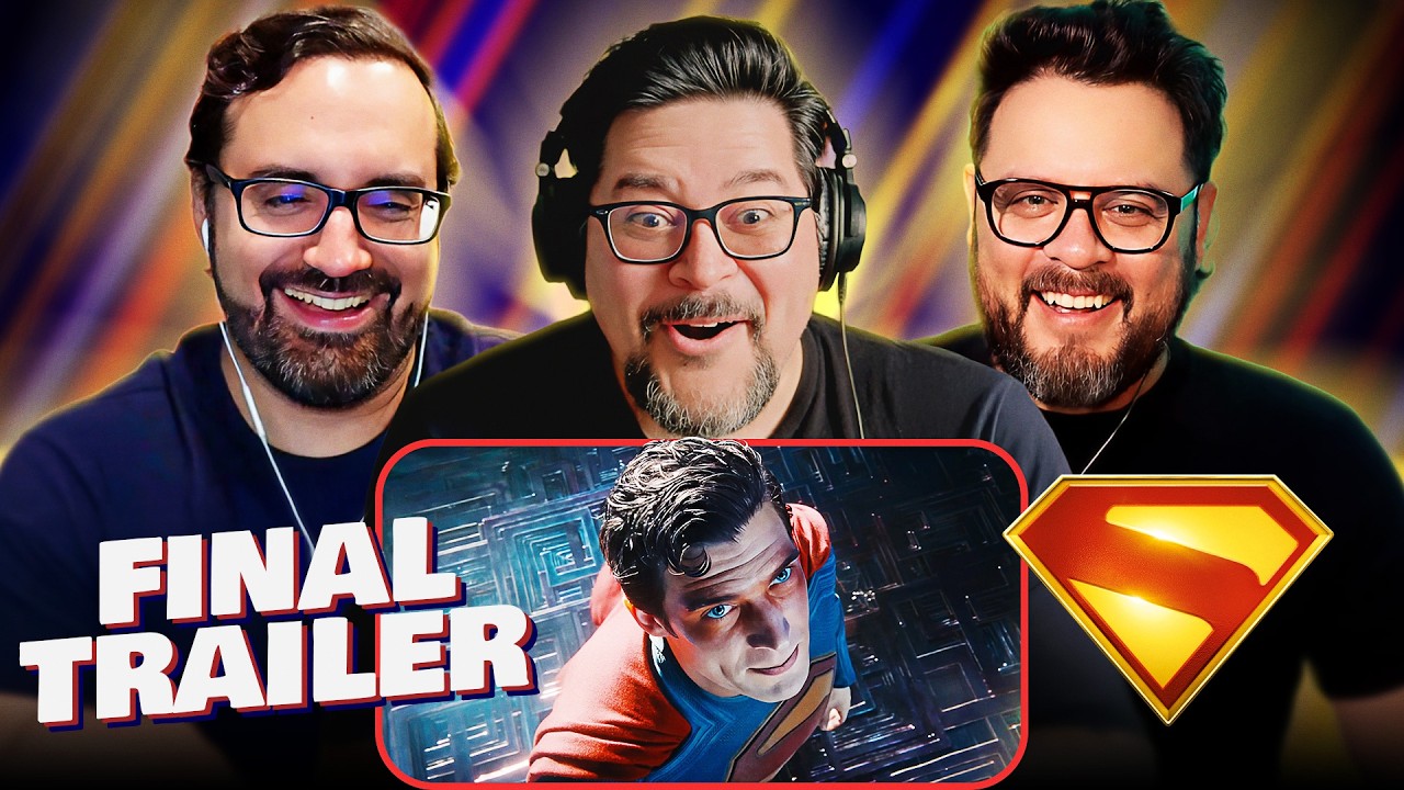 SUPERMAN (2025) FINAL TRAILER REACTION! DC Universe • James Gunn • David Corenswet