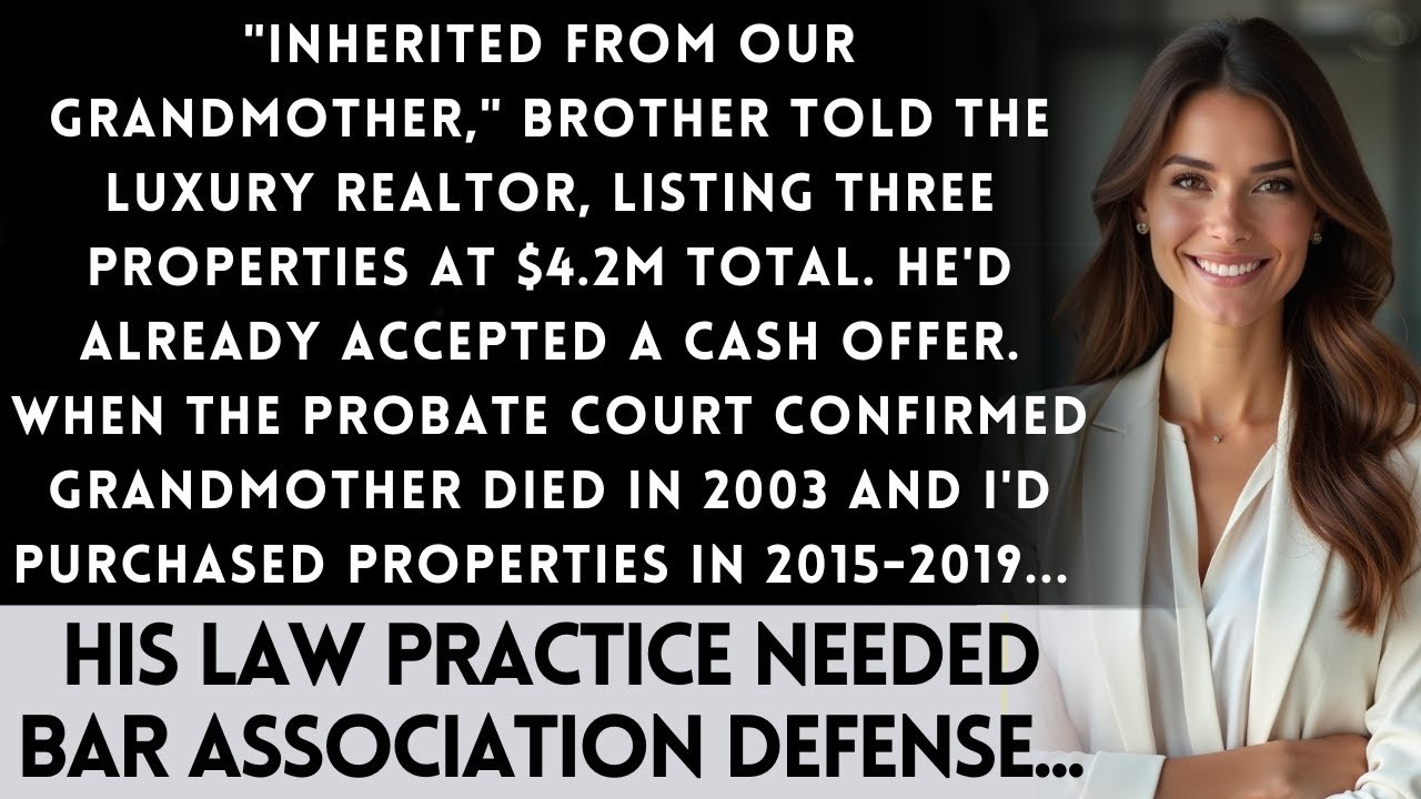 Brother Listed My Vacation Homes As 'Estate Properties' — Then The Probate Court Verified...