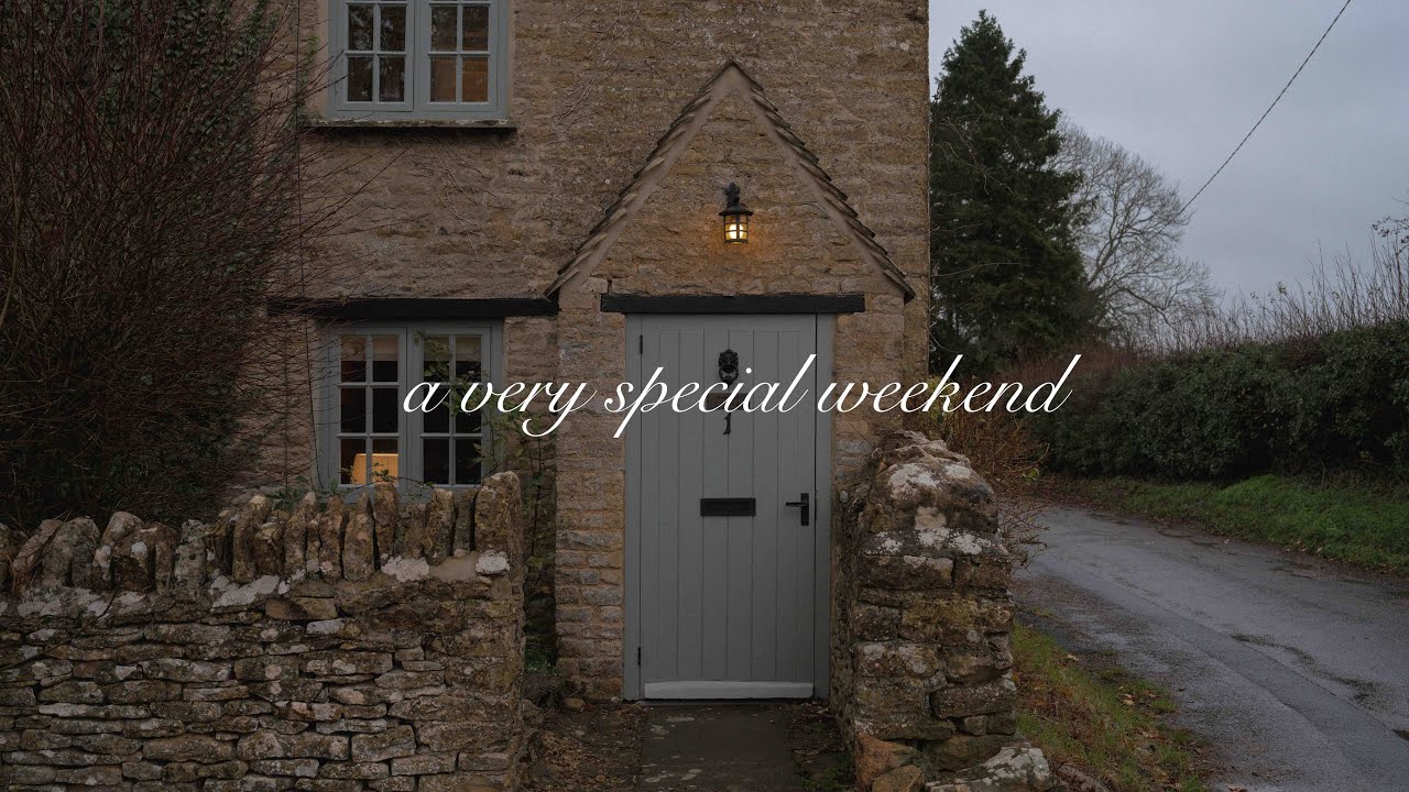 a very special weekend | the cotswolds, christmas shopping and a proposal💍  [silent vlog]