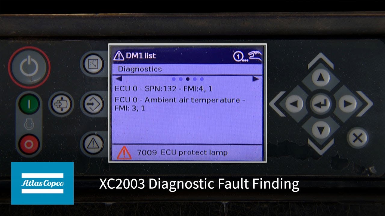 Atlas Copco XC2003 Diagnostic Fault Finding | Atlas Copco Power Technique USA