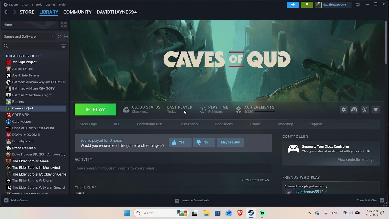 Let's Play Caves of Qud