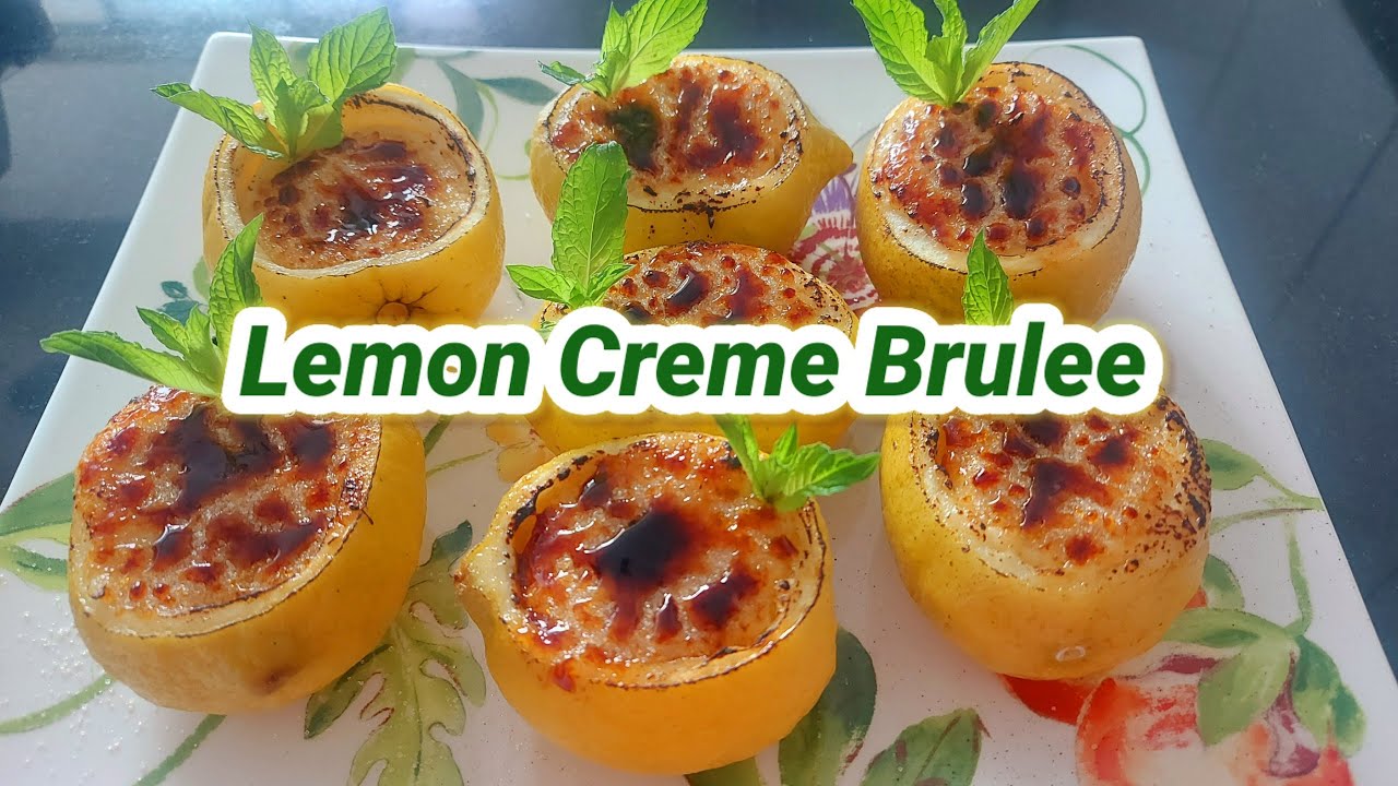 Lemon Creme Brulee