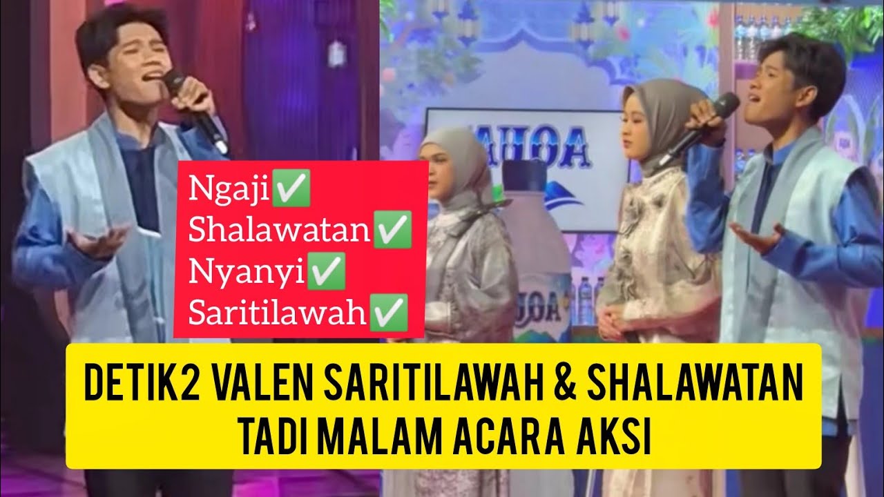 VIRAL VALEN SARITILAWAH & SHALAWATAN DI AKSI INDOSIAR TADI MALAM. PANGERAN DANGDUT MULTITALENTA 