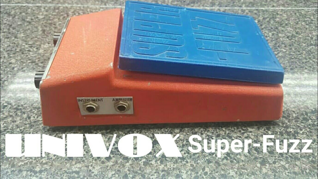 UNIVOX SUPER FUZZ 1970s ¡¡¡SUENA INCREIBLE!!! USADO POR KURT COBAIN, BILLY CORGAN, THE WHO Y OTROS..