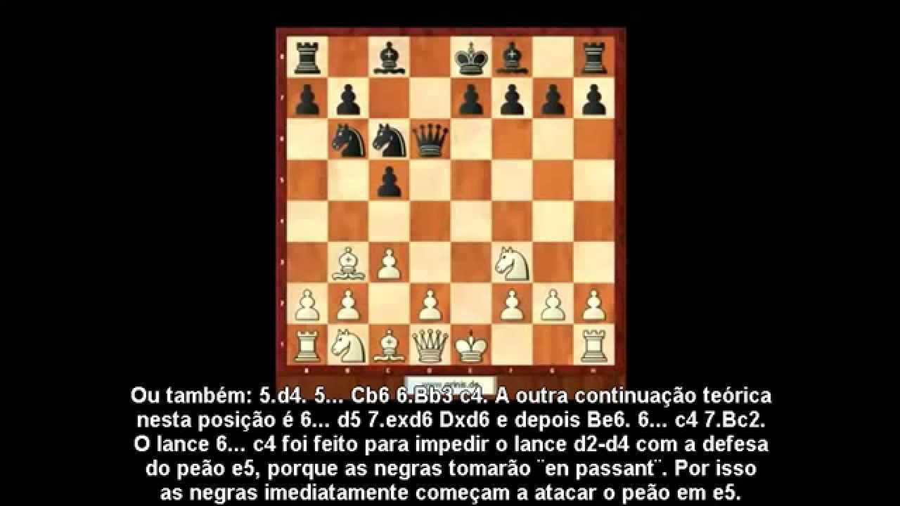 Cat&aacute;strofes em aberturas. Defesa Siciliana, Variante Alapin (portugu&ecirc;s bras). HD