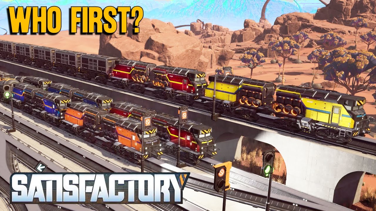 Train Rules: How Fast Trains Take Priority in Satisfactory