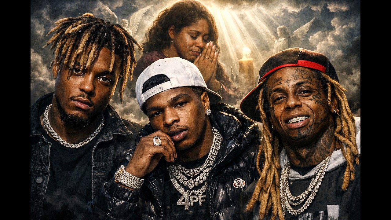 Juice Wrld ft.Lil Baby and Lil Wayne -God Heard My Mama Cry (Lyrics Video)