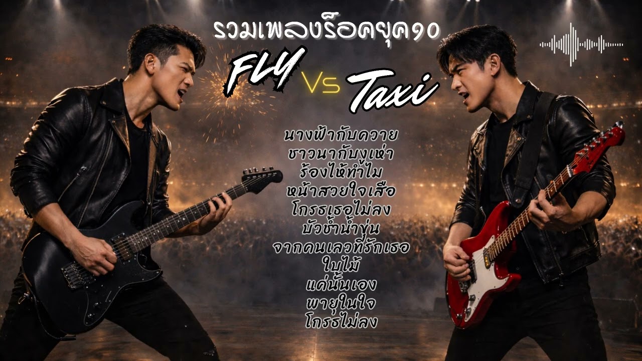 รวมเพลงร็อคยุค90 วงFly Vs วงTaxi Cover Version