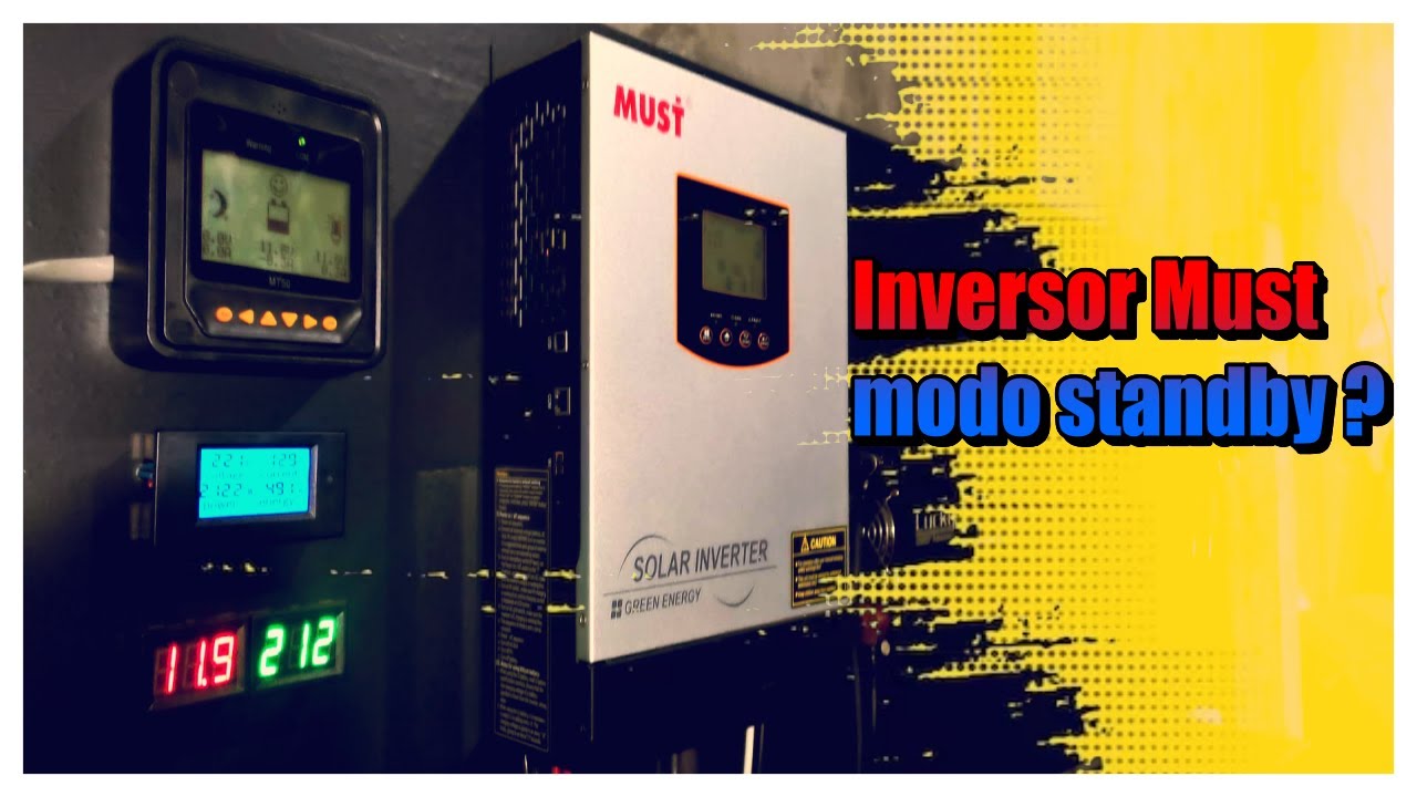 Desligando inversor Must nas configurações.
