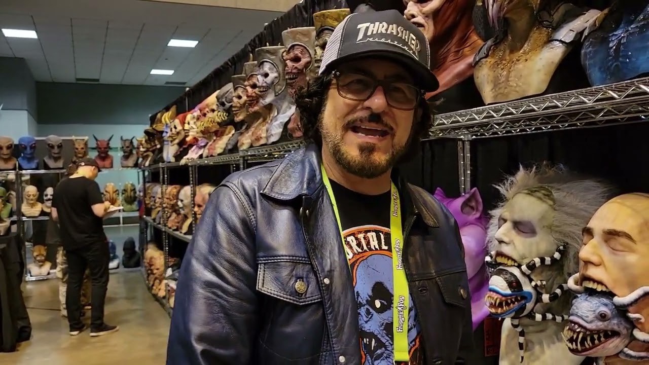 Tour of the Immortal Masks booth with George Frangadakis at the Transworld Haunt Show 2024