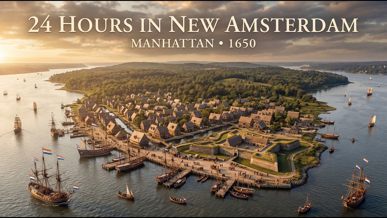 Ощутите жизнь в Новом Амстердаме | 24 часа на Манхэттене до Нью-Йорка (1650)