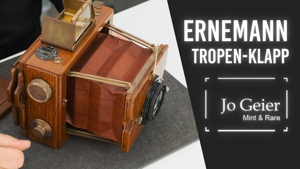 Ernemann Tropen Klappkamera 9x12cm Tropical Klapp Folding Camera - Jo Geier - Mint & Rare