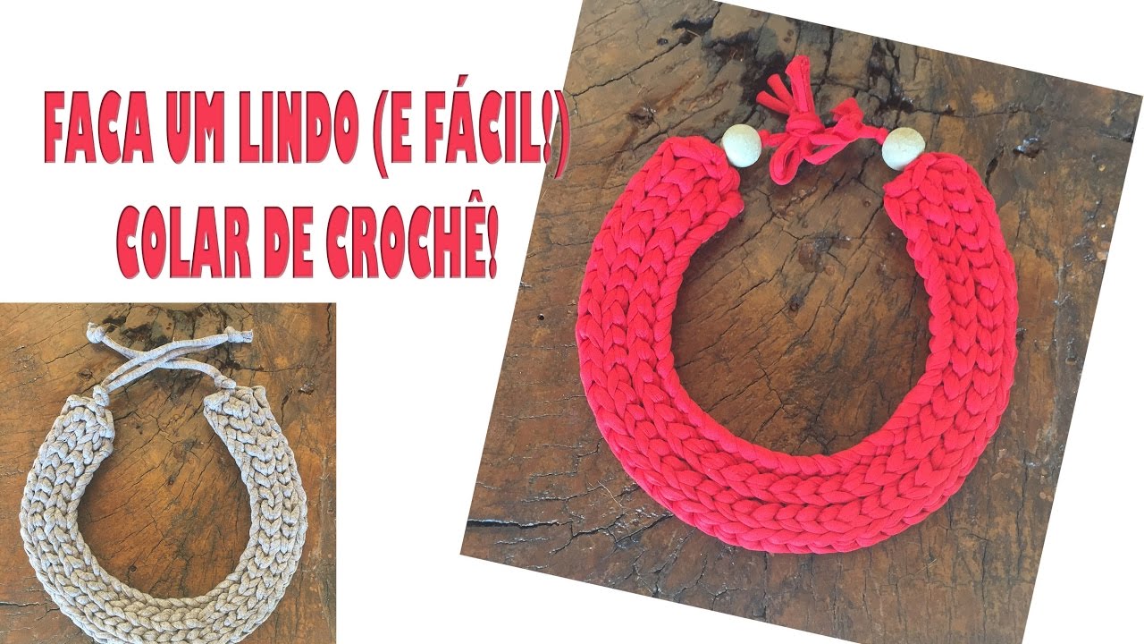 MAXI COLAR EM FIO DE MALHA!