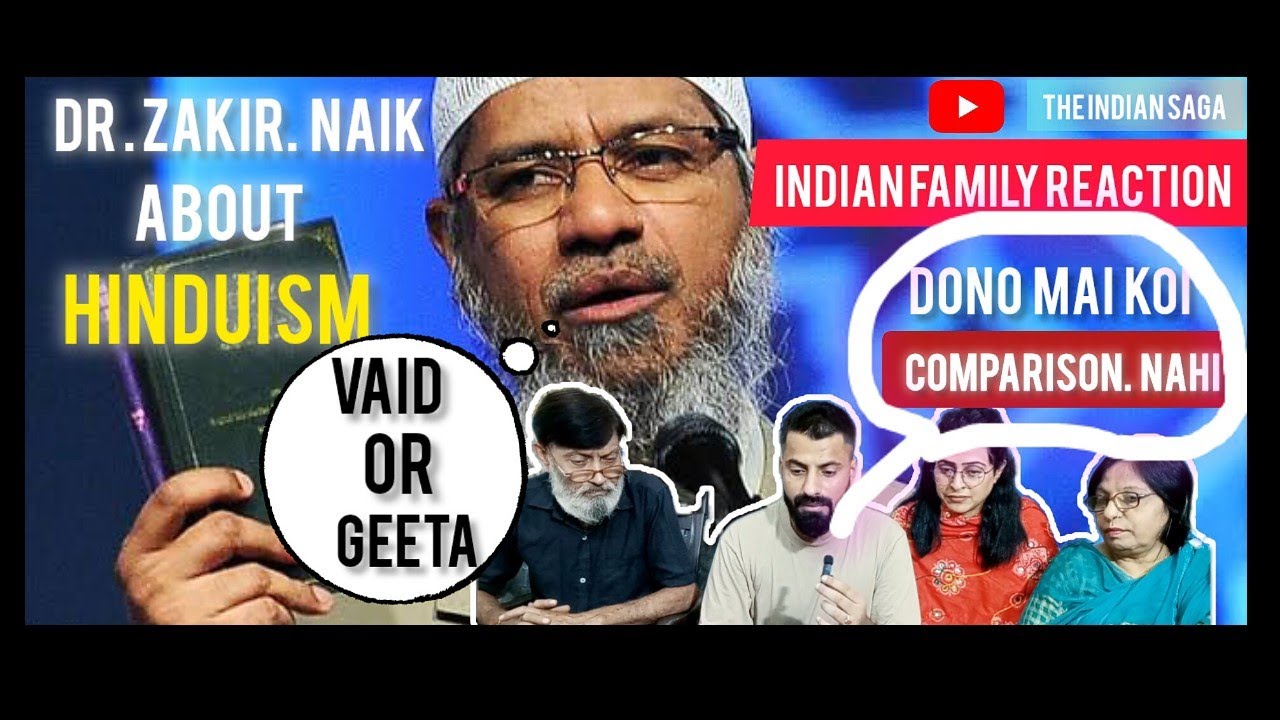 Indian family Reaction on Dr zakir naik about Hinduism | Indians reaction on zakir naik #education