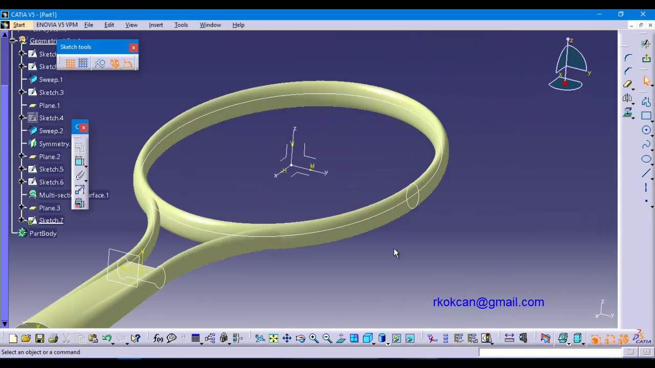 CATIA - Generative Shape Design - 2