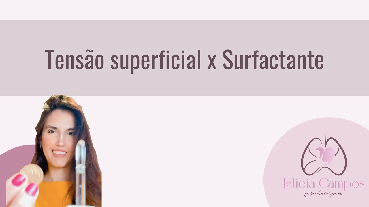 Tensão superficial e surfactante