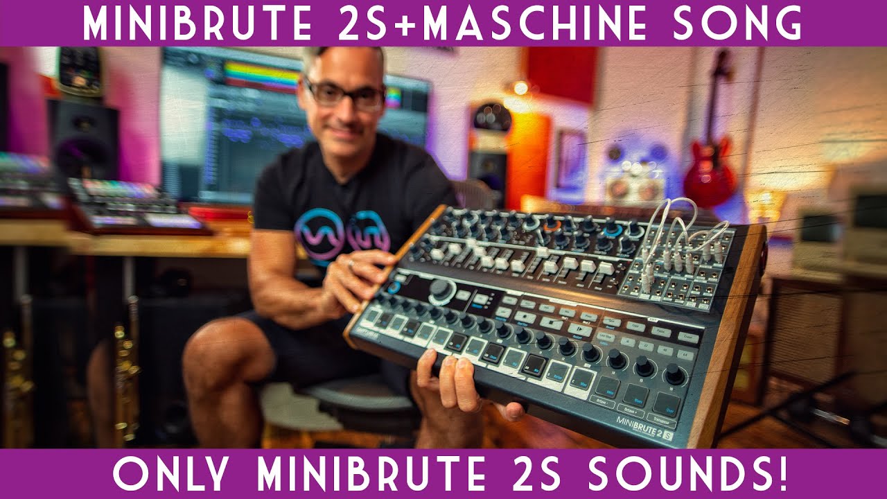 Minibrute 2S+Maschine=Magic. Song with just Minibrute 2S sounds!