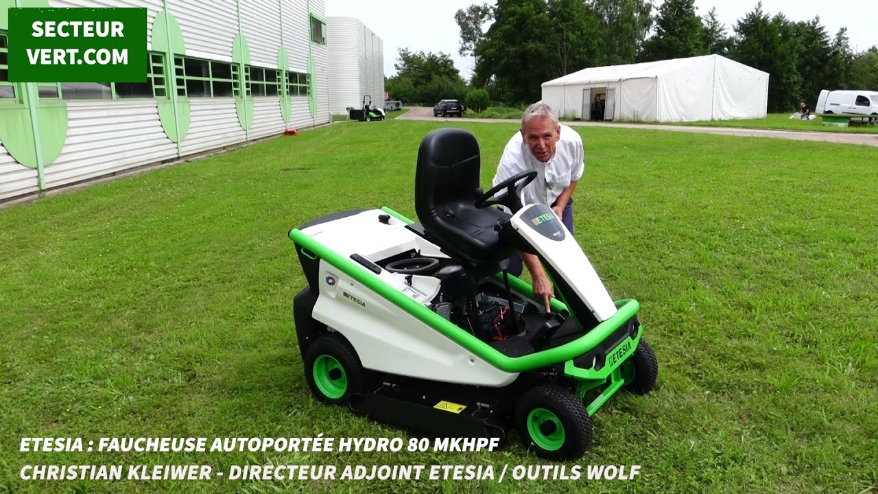 ETESIA : Faucheuse Autoportée HYDRO 80 MKHPF, avec Christian KLEIWER, Directeur Adjoint ETESIA