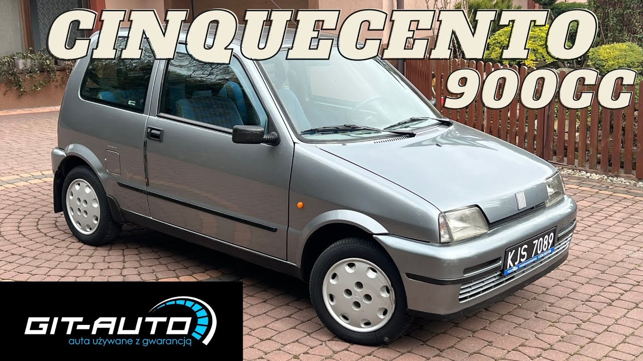 Fiat Cinquecento 😱 Czarne tablice 😎 900ccm ✅ 153.000 km ✅ 05/1996 ‼️