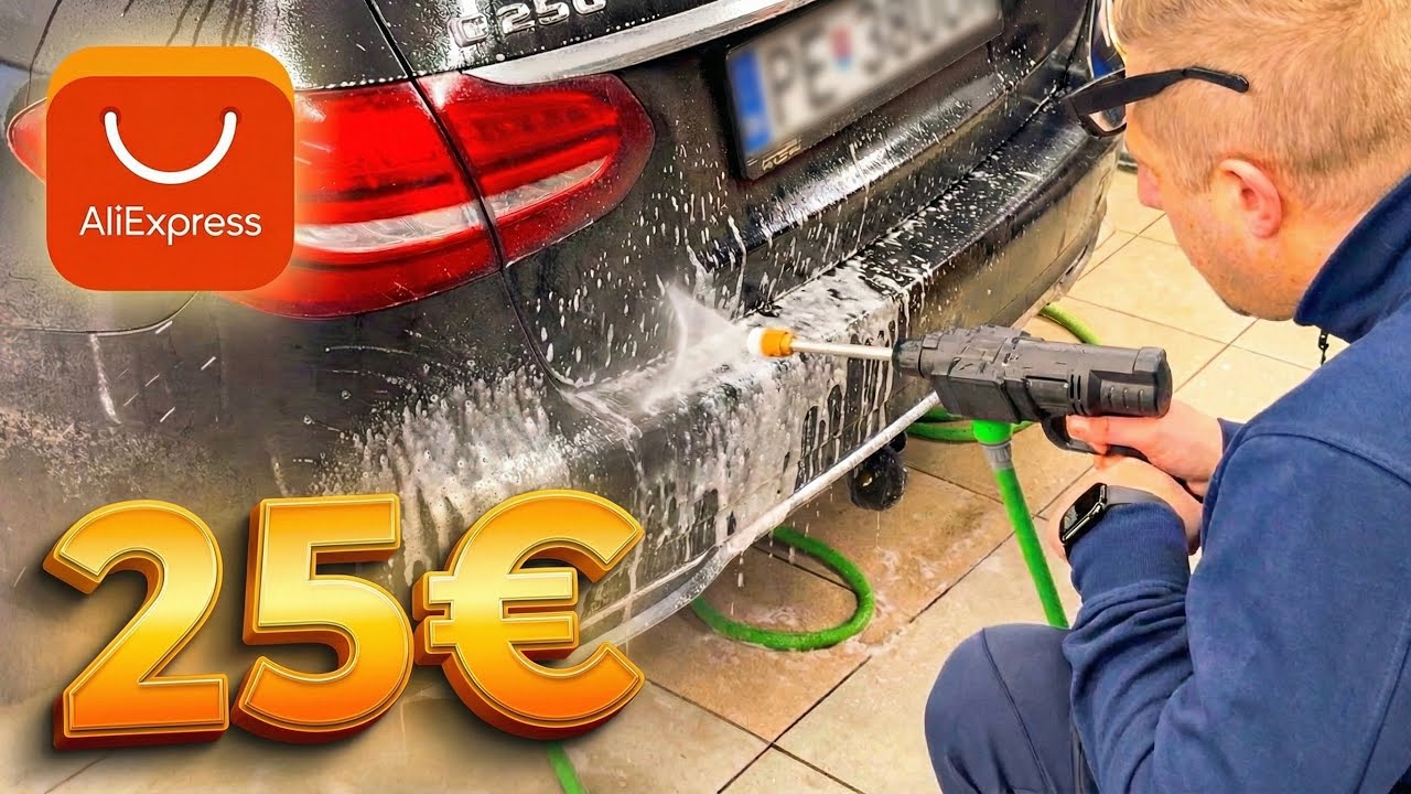 Ho provato l’idropulitrice da 25€ di AliExpress: si può lavare davvero un’auto?