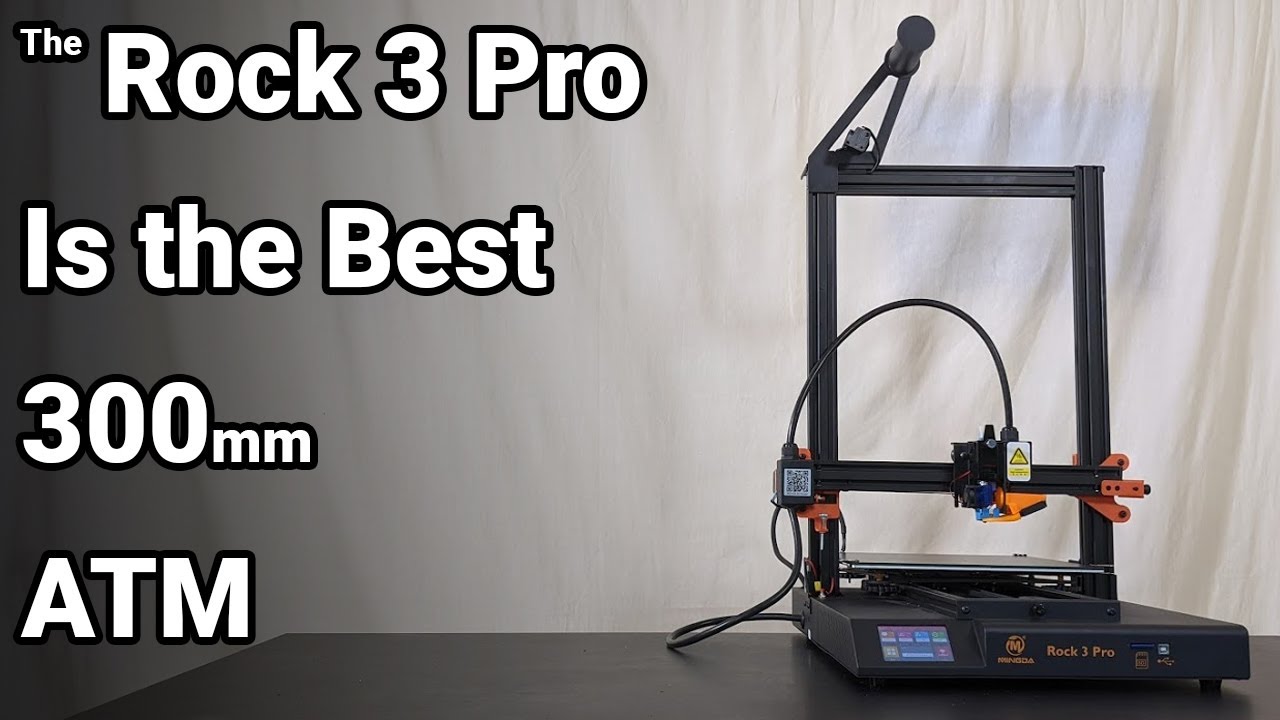 The Mingda Rock 3 Pro Review & Upgrade Video - A 3D Printer Well Worth The Price