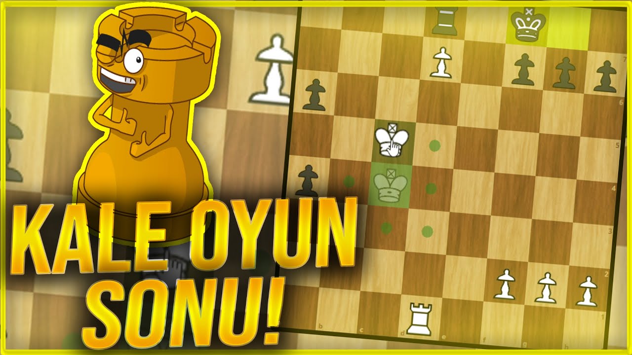 Sizin Yerinize Satran&ccedil; &Ccedil;alıştım | Kale Oyunsonu(Kolay Seviye)