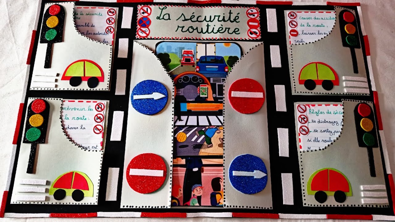 مشروع الوحدة السلامة الطرقية بالفرنسية ⛔⛔la sécurité routière