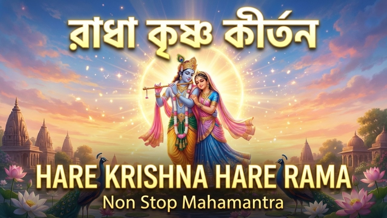 রাধা কৃষ্ণ কীর্তন | Radha Krishna Kirtan | Non Stop Hare Krishna Hare Rama | হরে কৃষ্ণ মহামন্ত্র