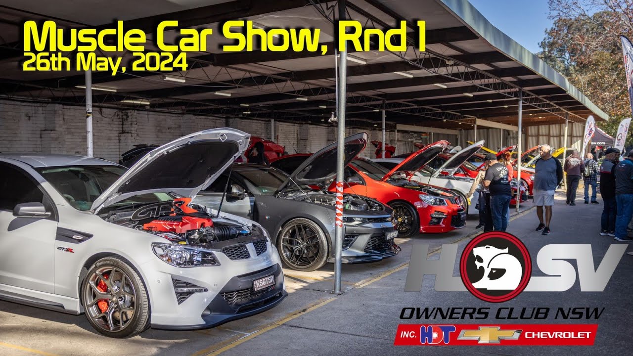 HSV Owners Club of NSW Muscle Car Shows Rnd1, 2024