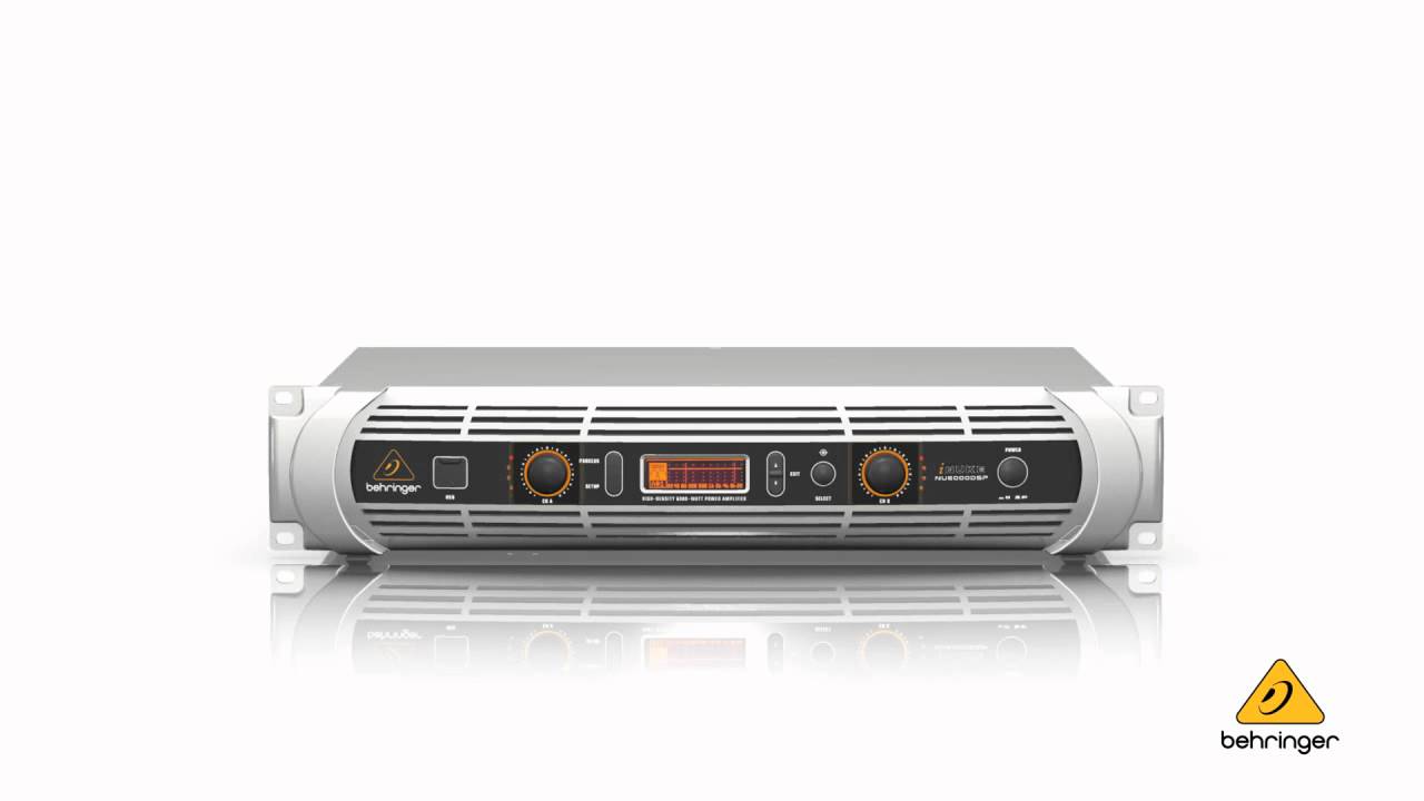 BEHRINGER iNUKE NU6000DSP&mdash;Ultra-Lightweight, High-Density 6000-Watt Power Amplifier
