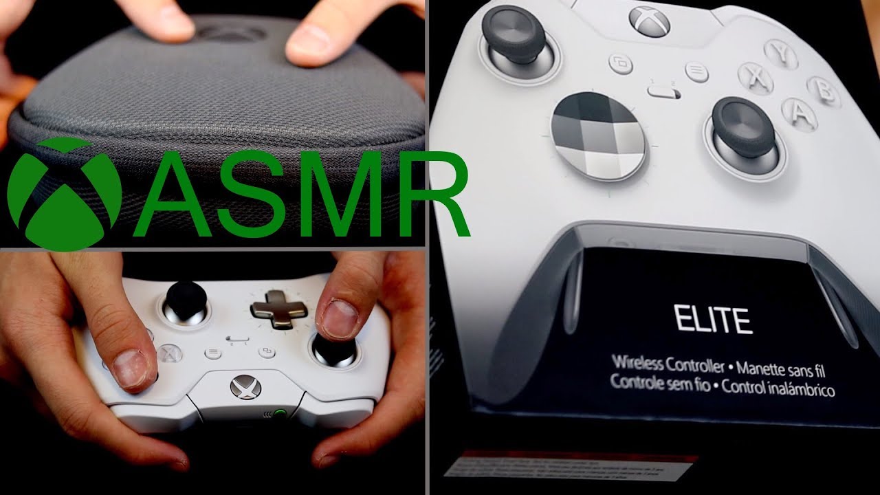 ASMR Xbox Elite Controller Binaural Unboxing [No Talking]