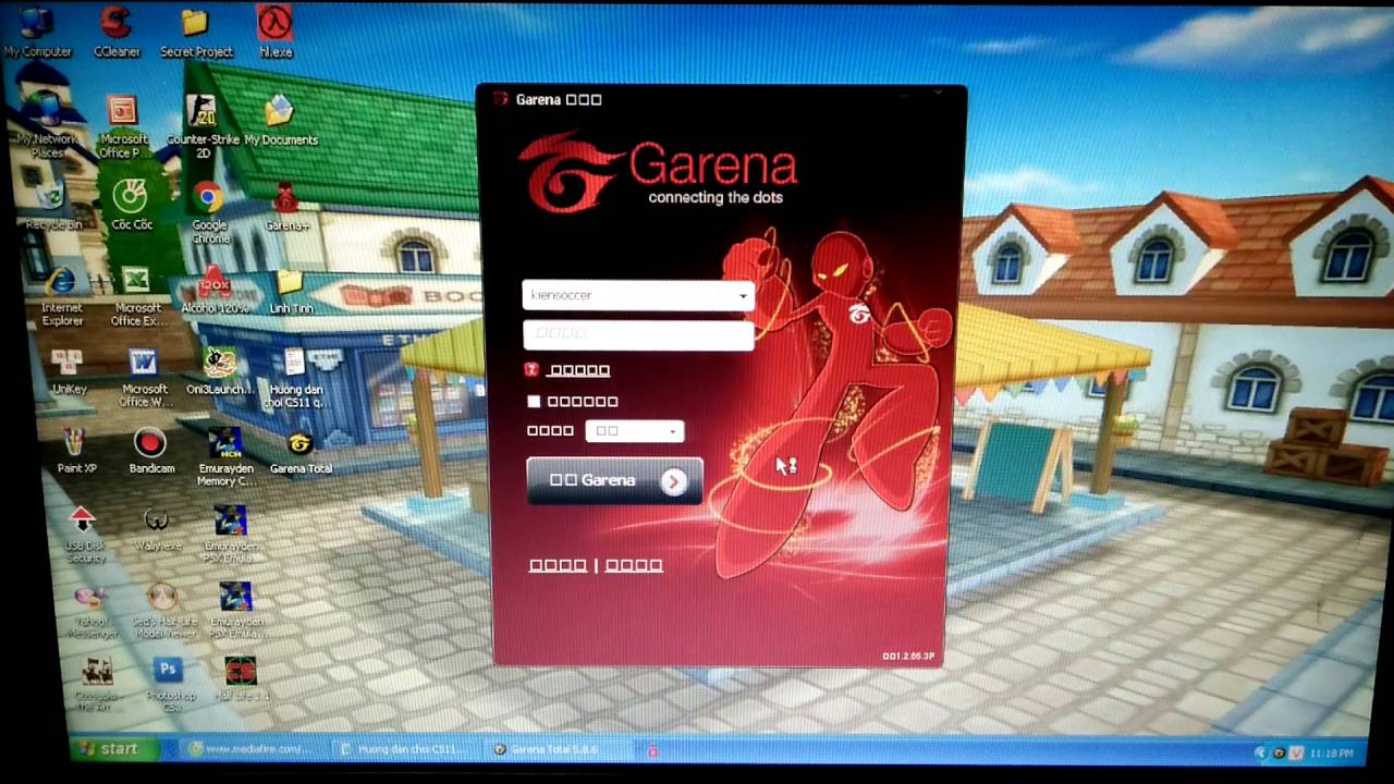 Hướng dẫn vào CS 1.1 qua Garena