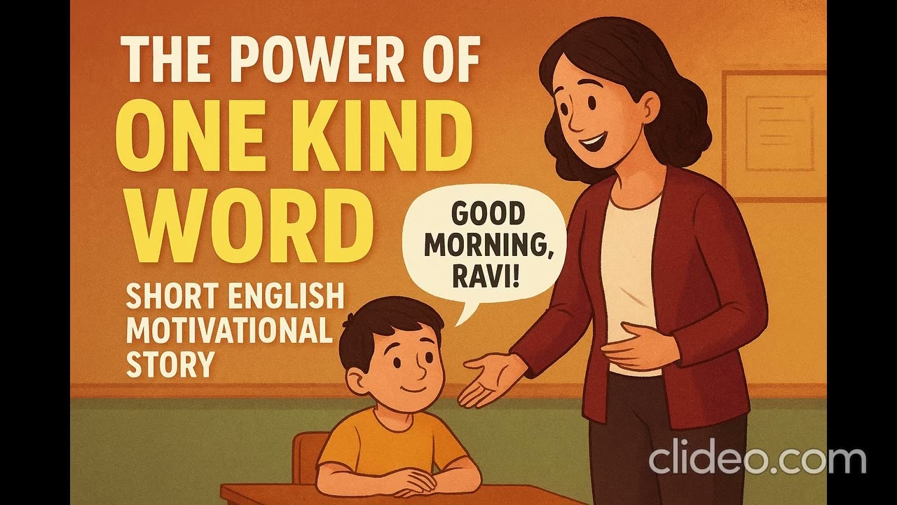 👉 “The Power of One Kind Word | Short English Motivational Story”