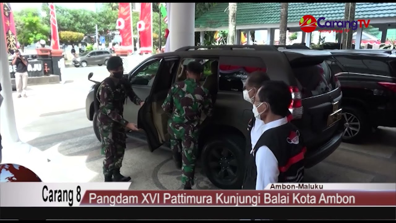 Pangdam XVI Pattimura Kunjungi Balai Kota Ambon