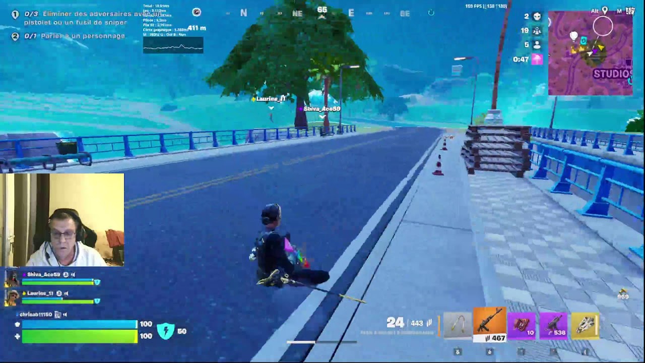 Fortnite partie du samedi soir