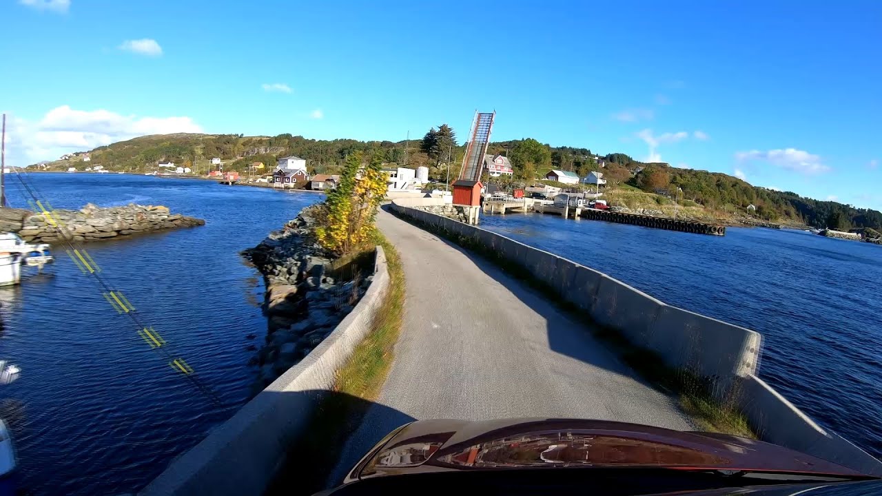 På biltur fra TANSØY til HAMMARSET i Kinn kommune