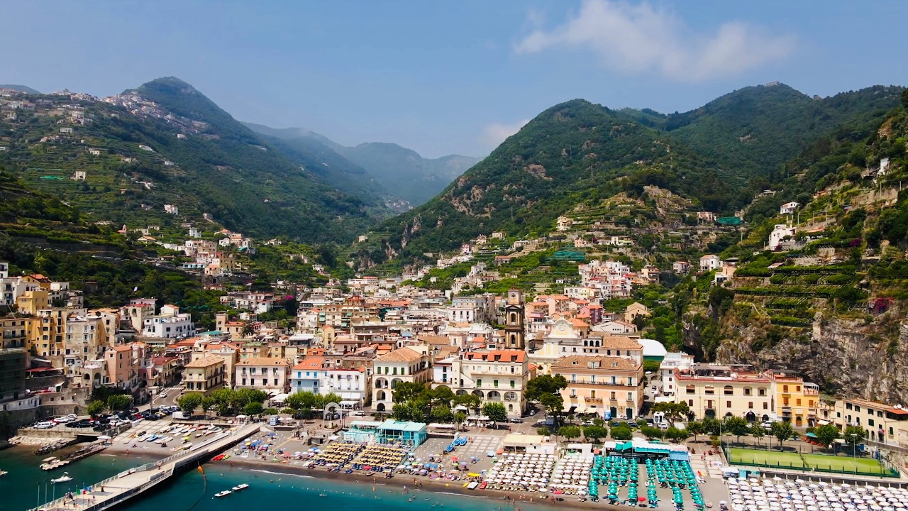 MINORI, ITALY 4K Walking Tour | 🍋 Authentic Village in Amalfi Coast Italy