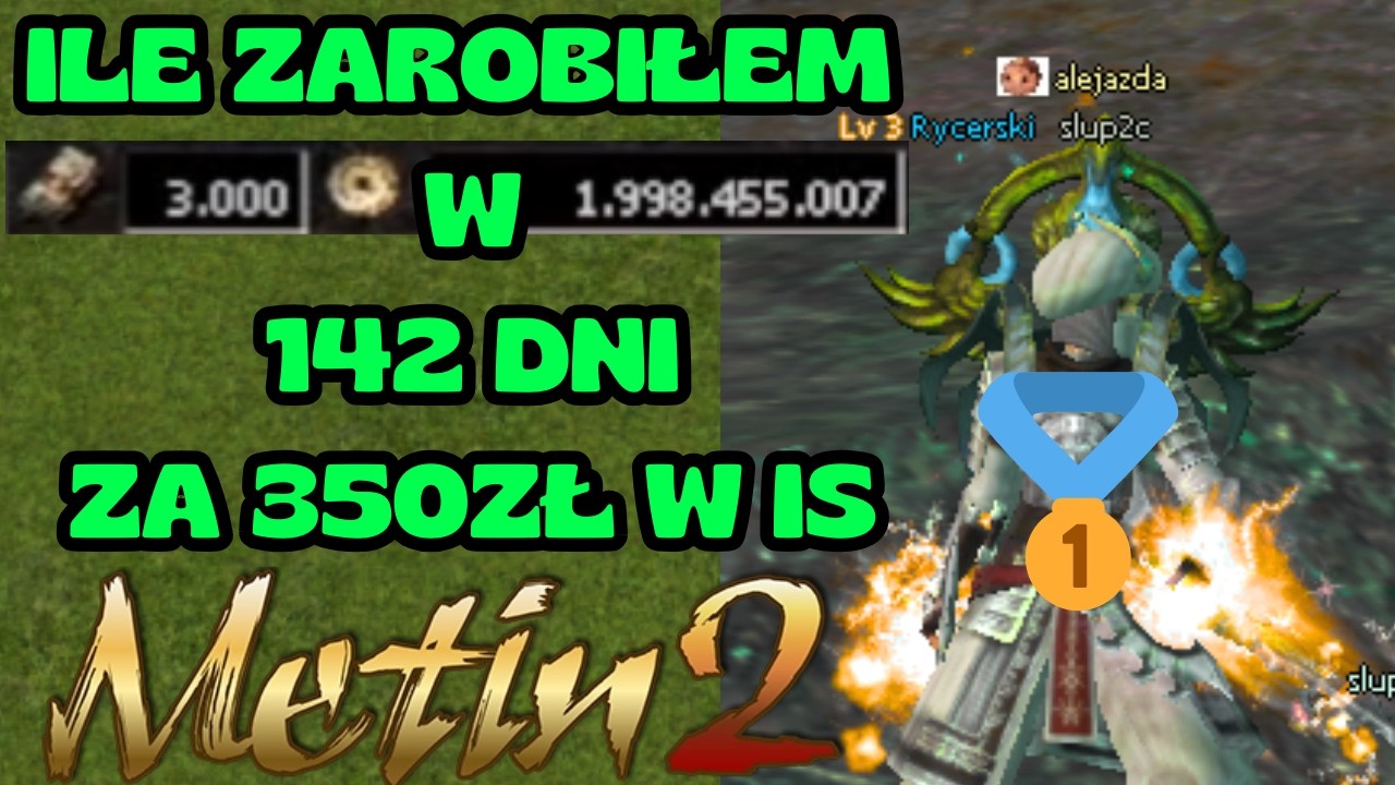 Metin2 Zephyr pl #41 -  Ile zarobiłem od początku serii 💲 #zephyr