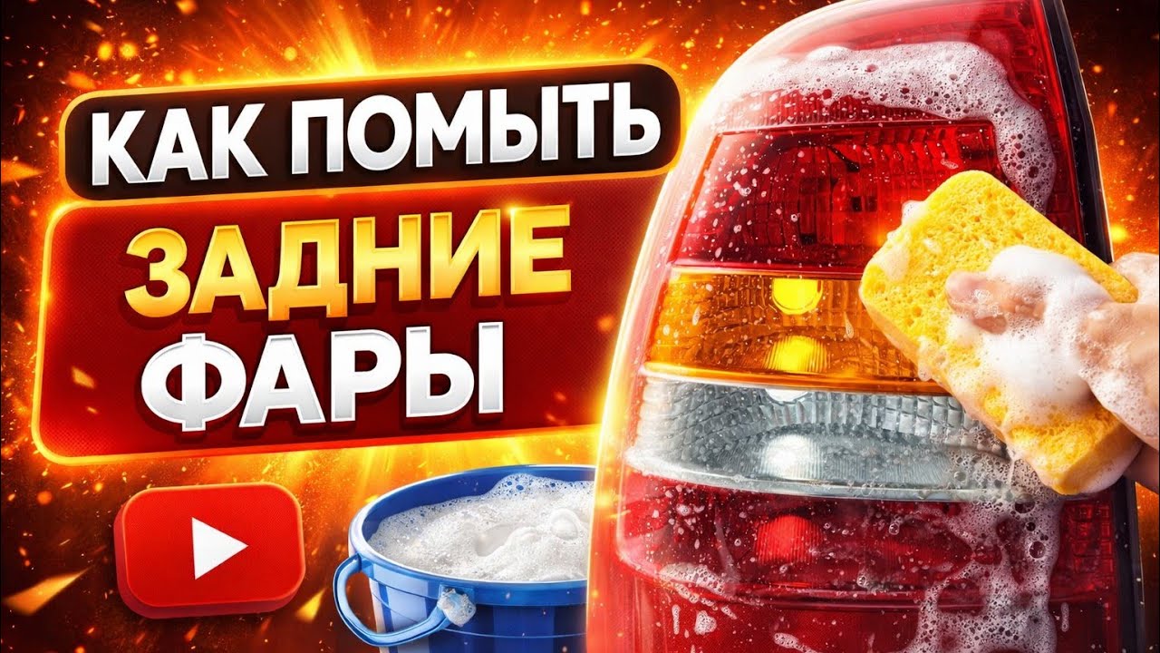 №61. Как помыть задние фары (стопы)