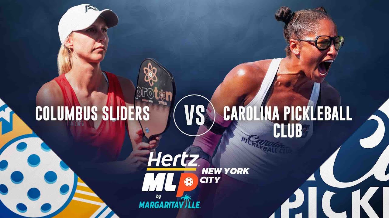 Columbus Sliders vs. Carolina Pickleball Club | Premier Level | Hertz MLP NYC 2024