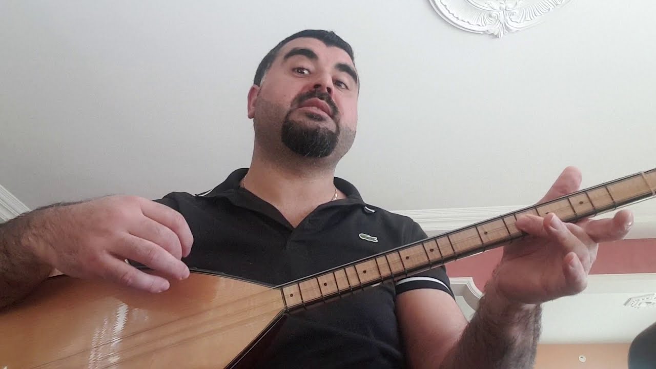 Bana yucelerden seyreden dilber takma tezene  solfej bağlama dersi nota